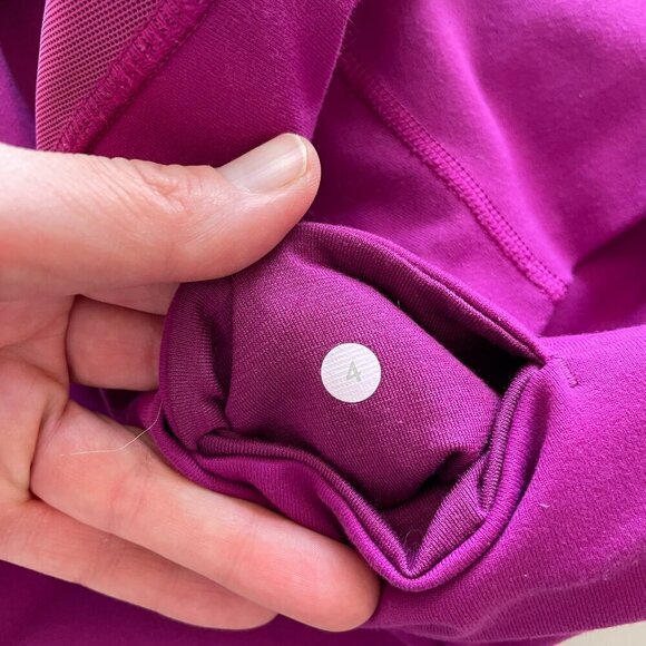 Lululemon Crop Activewear Leggings Regal Plum Purple 4 - Picture 8 of 8